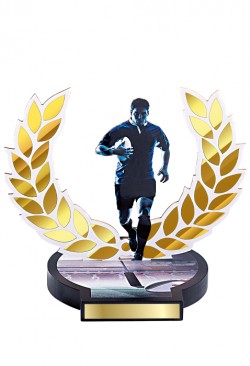 Trophée Bois Rugby 56505