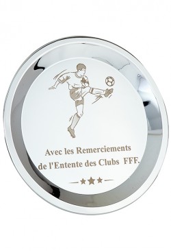 Assiette métal Personnalisée : 182-51-CLI