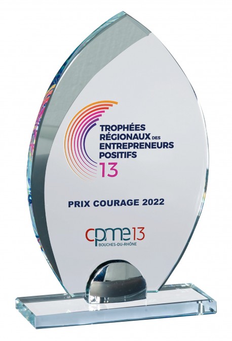 Trophée Verre Personnalisé 155-61-SU
