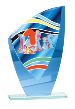 Trophée Verre Échecs 66218