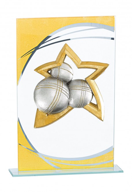 Trophée Verre Personnalisé 129-01-NJ