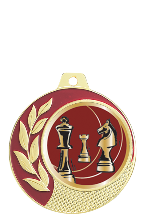 Médaille Ø 70 mm Échecs   - CZ09